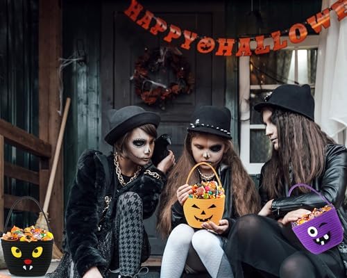 Halloween Trick or Treat Basket with Handle