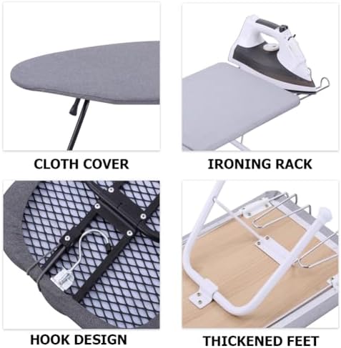 Small Foldable Ironing Board with Heat Resistant Cover