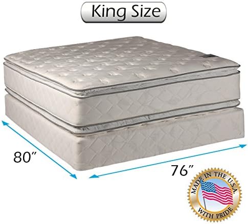 Dream Sleep Hollywood Gentle Plush King Mattress Set with Protector
