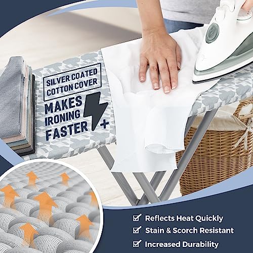 STO STO 45 x 14 Inch Ironing Board with Iron Holder