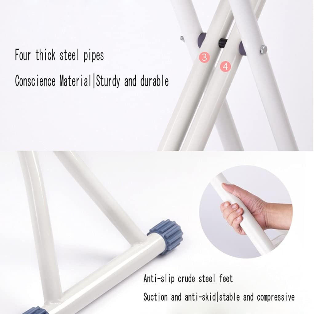 BDPP Ironing Board with 6 Height Options and Flame Retardant Fabric