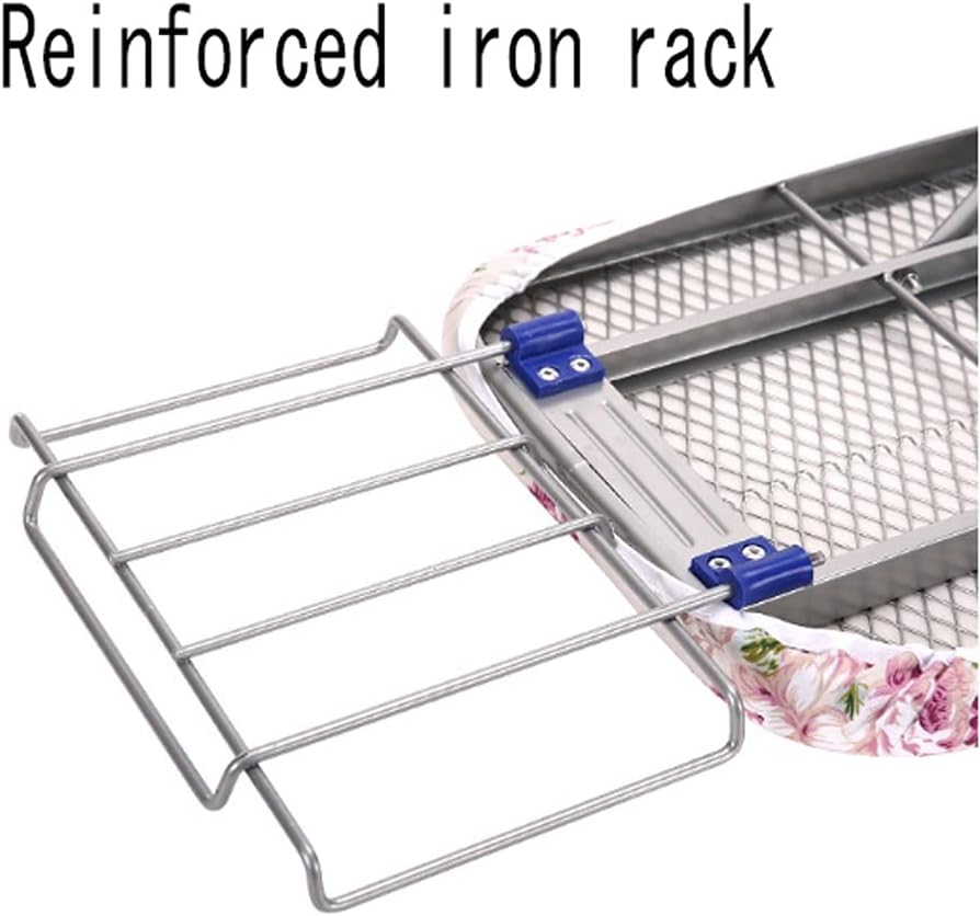 Folding Ironing Board with Protective Cuffs and Non-Slip Surface