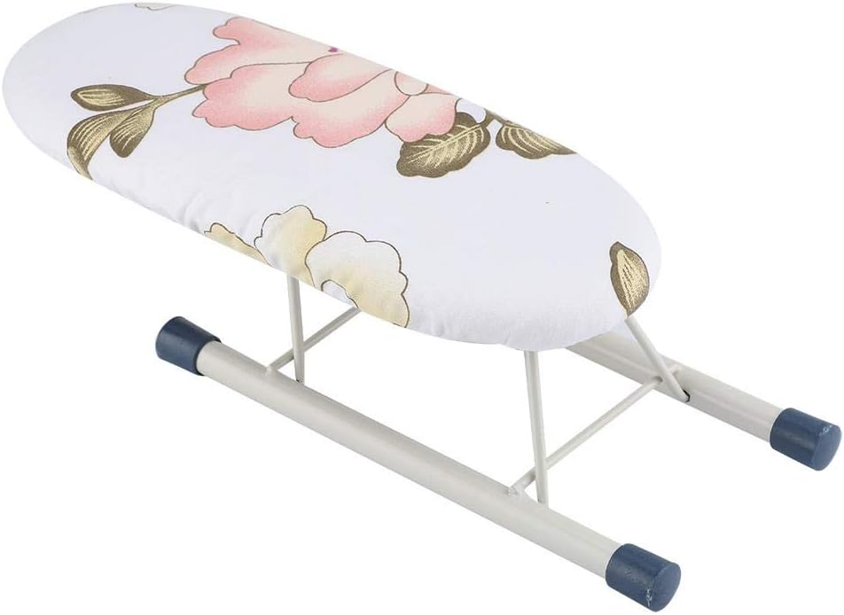 Mini Foldable Ironing Board with Cotton Cover for Sleeve Cuff and Collar