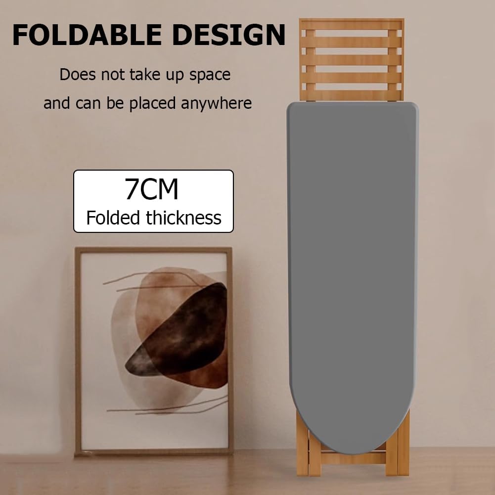 PA-DABAOO Ironing Board with Detachable Iron Rest