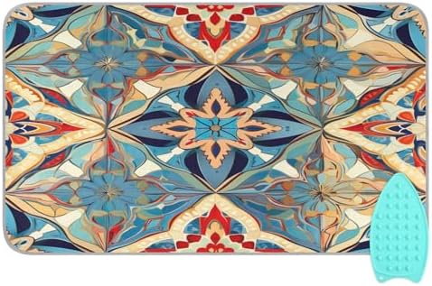 GAIGEO Colorful Geometric Ironing Mat Blanket