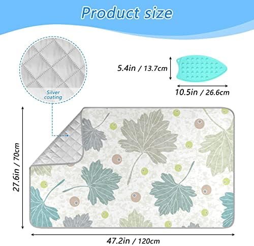 ElliTarr Portable Ironing Mat 472 x 276 Inch Foldable