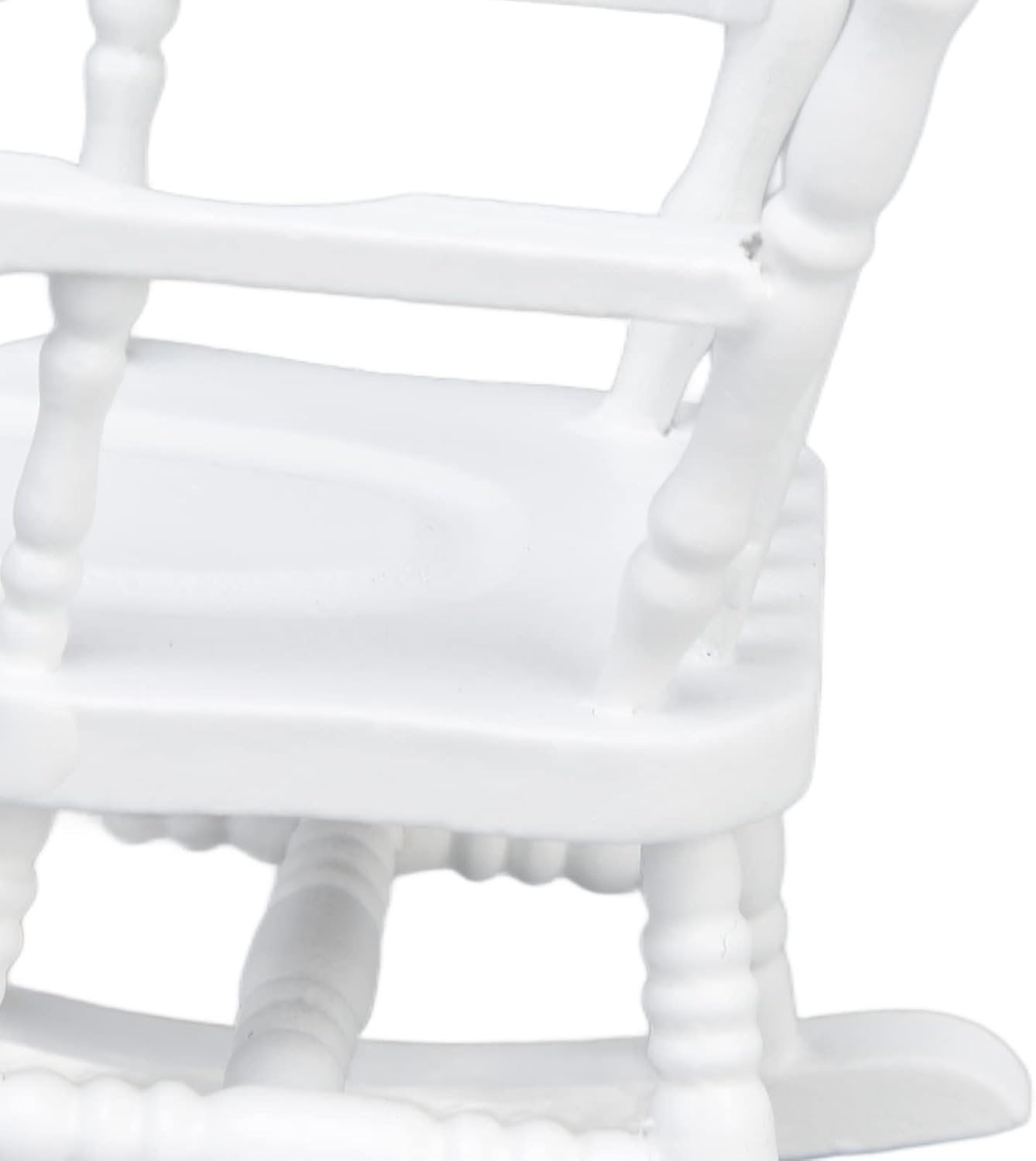 Dollhouse Rocking Chair Mini Wood Chair for Home Decor