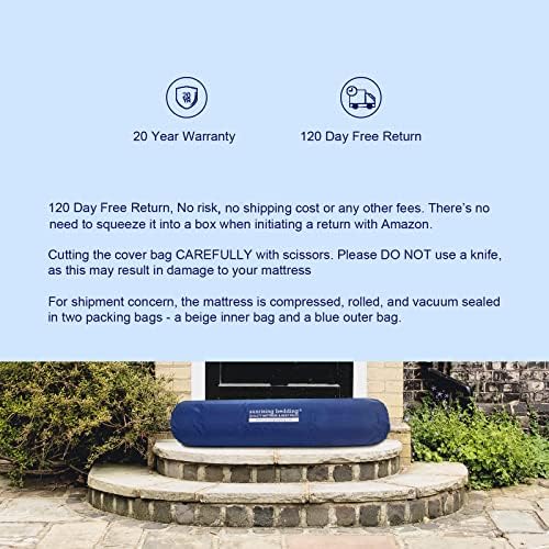 SR Red Sunrising King Mattress 10 Inch Hybrid Gel Memory Foam