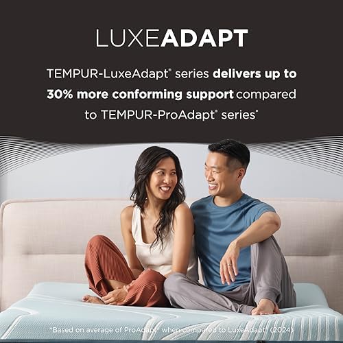 TEMPUR-LuxeAdapt 20 Medium 13 Inch Hybrid Mattress Queen