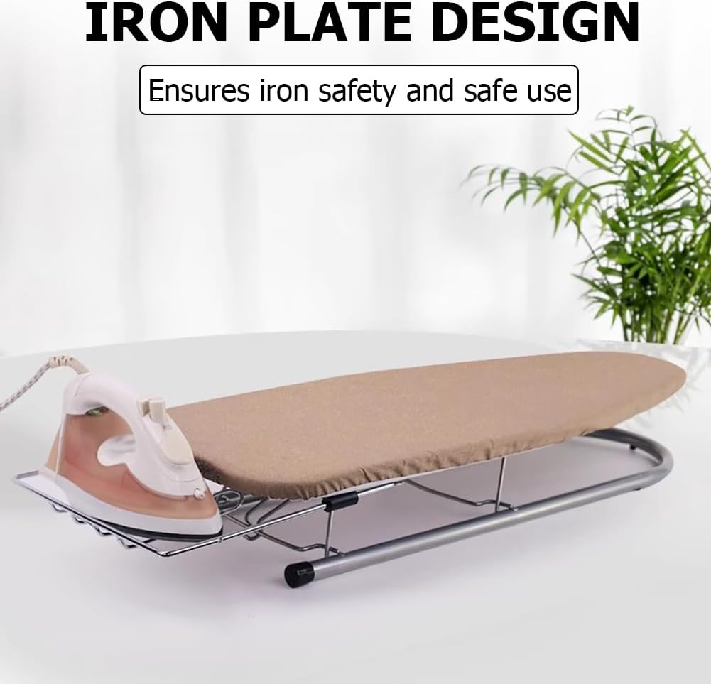 PA-DABAOO Tabletop Ironing Board with Heat Resistant Cover