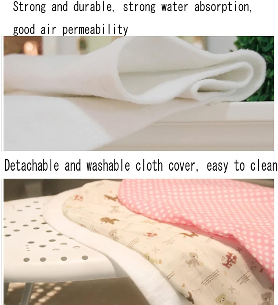 Foldable Ironing Board with High Temp Resistance and Telescopic Rack 60cm