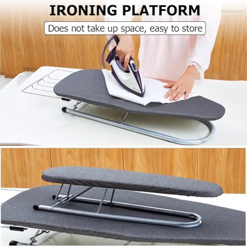 PA-DABAOO Tabletop Ironing Board with Heat Resistant Cover
