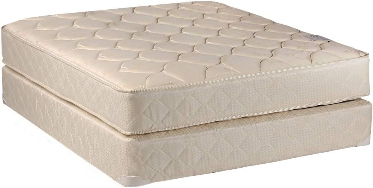 DS Solutions USA Comfort Classic Queen Mattress Set with Bed Frame Included