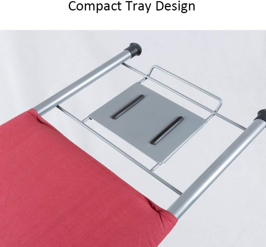 Household Large Folding Ladder Ironing Table 115CM Red