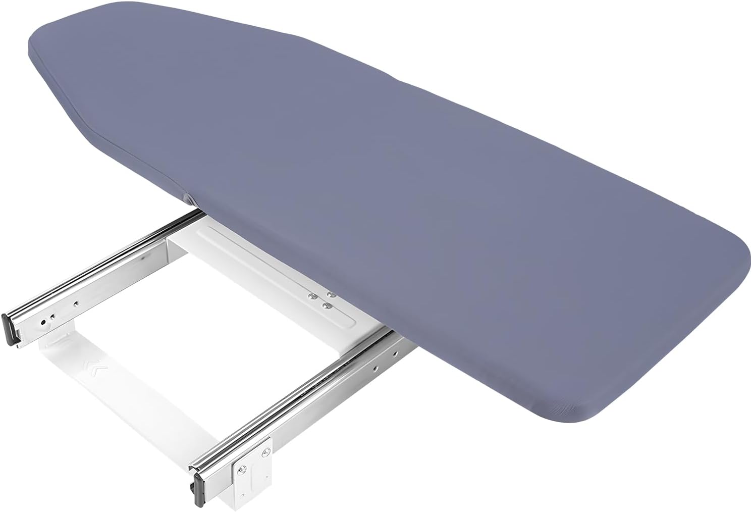 Retractable Folding Ironing Board with 180 Degree Rotation Gray
