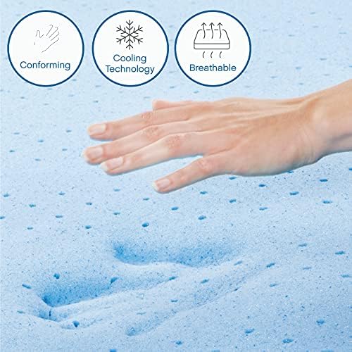 Cool Gel Memory Foam Mattress California King with 2 Pillows