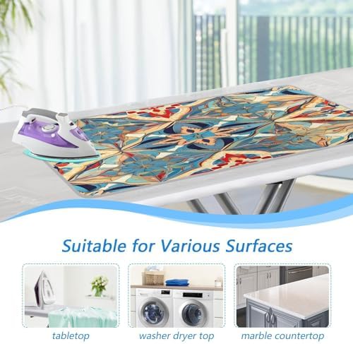 GAIGEO Colorful Geometric Ironing Mat Blanket