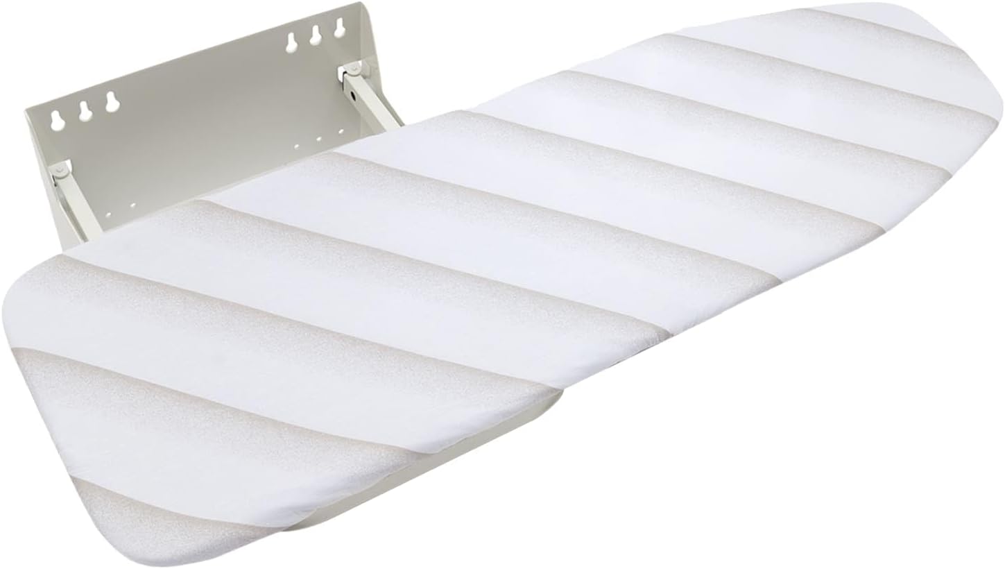 Retractable Ironing Board with Foldable Design and Wall Mount