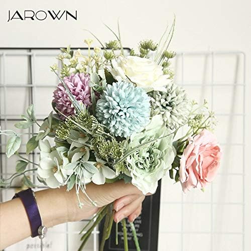 Sunnyskar Beige Artificial Flower Wedding Bouquet Decor