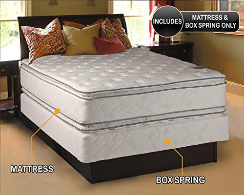 Dream Solutions Full Medium Soft PillowTop Mattress Set with Cover Protector
