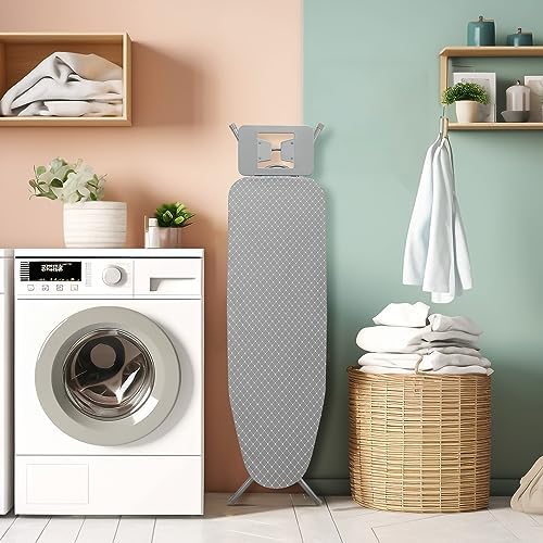 Ironing Board 48x15 with Iron Holder and Adjustable Height