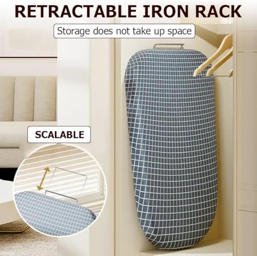 Folding Portable Travel Iron Board with Cover and Rest