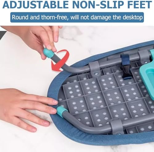 Foldable Ironing Board Set with Heat Resistant Cover and Iron Holder