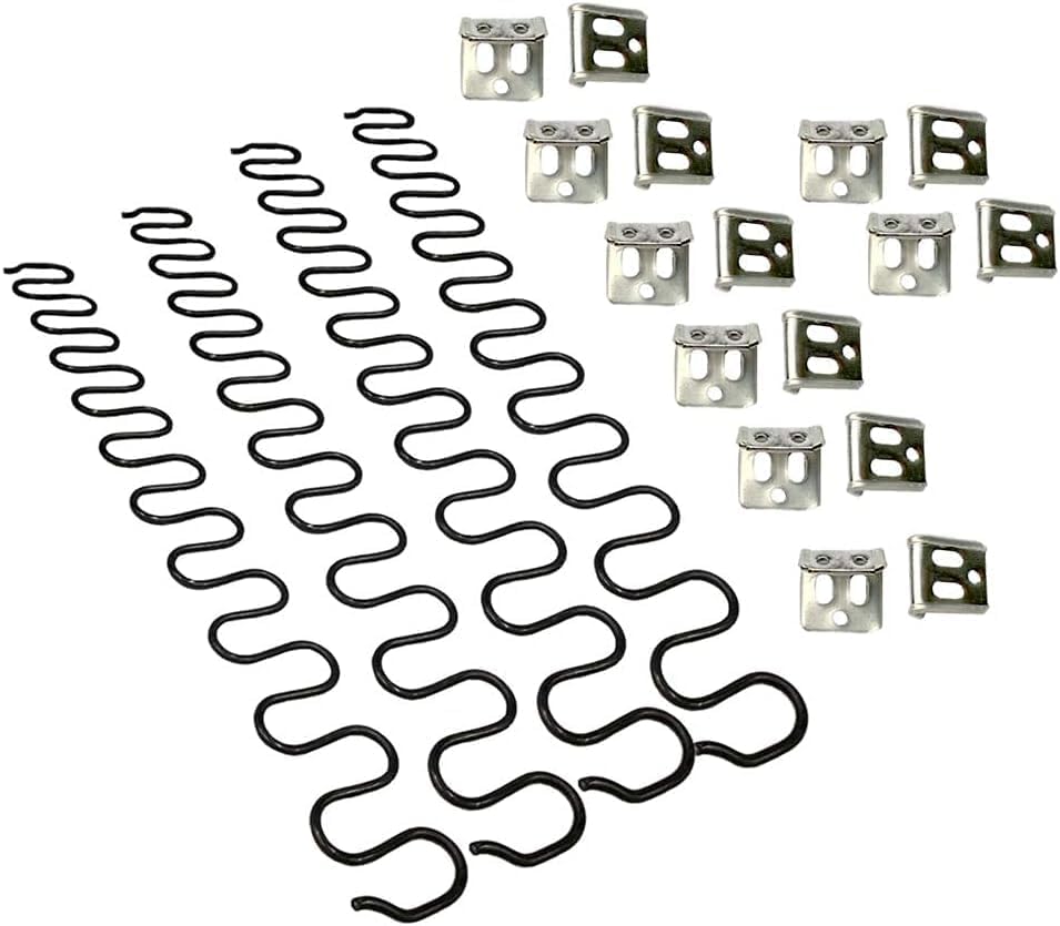 Carkio Sofa Replacement Springs 4PCS with S Clips