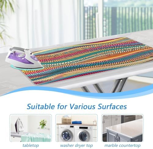 GAIGEO Wavy Portable Ironing Pad with Heat Resistant Silicone