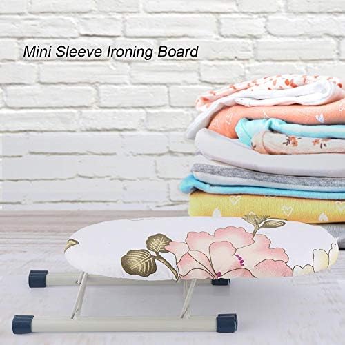Mini Foldable Ironing Board with Cotton Cover for Sleeve Cuff and Collar