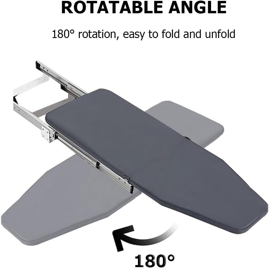 Retractable Ironing Board with 180 Swivel and Foldable Design