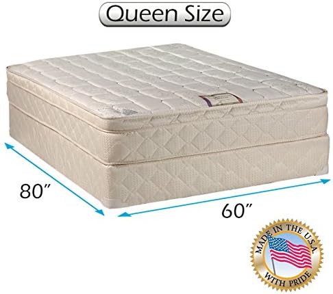 Dream Solutions USA Dreamy Collection Queen Mattress Set with Cover Protector