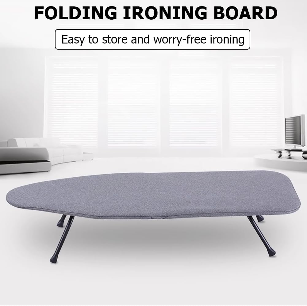Small Foldable Ironing Board with Heat Resistant Cover