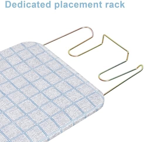 Full Size Foldable Ironing Board with Iron Rest Blue