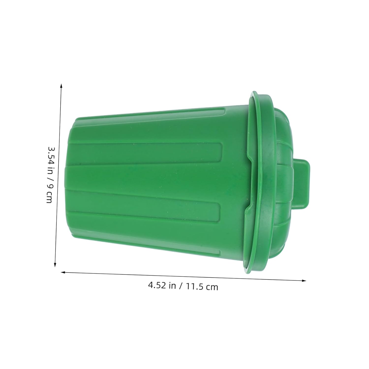 BESPORTBLE 10pc Green Mini Trash Can with Lid Desktop Organizer