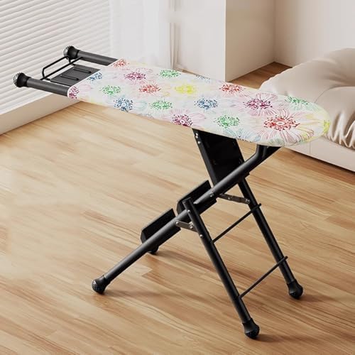 Multifunctional Ironing Board with Iron Rack