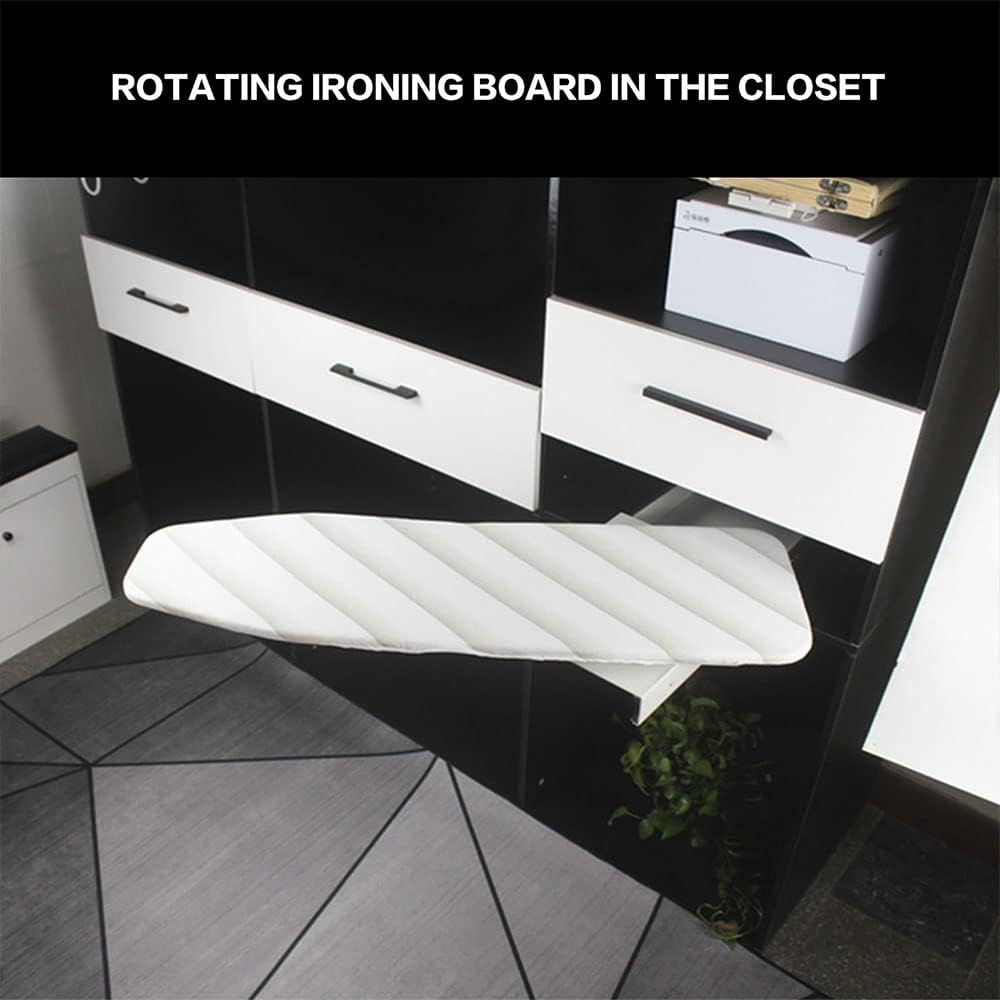 DHBREK Foldable Wall-Mounted Ironing Board for Space Saving