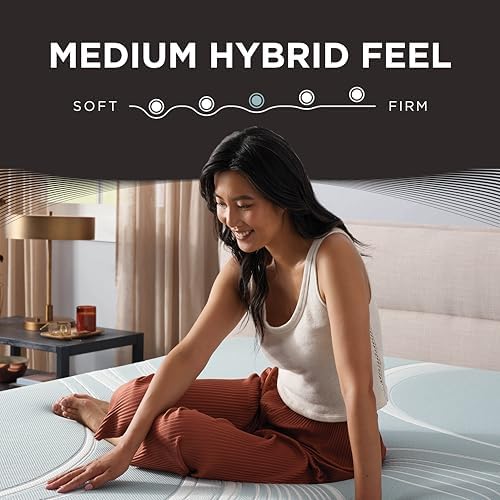TEMPUR-LuxeAdapt 20 Medium 13 Inch Hybrid Mattress Queen