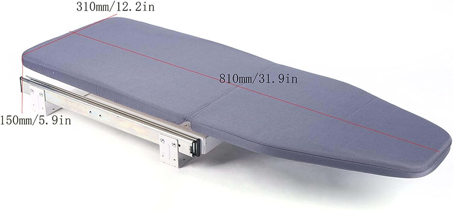 319 x 122 Retractable Closet Ironing Board with Cover