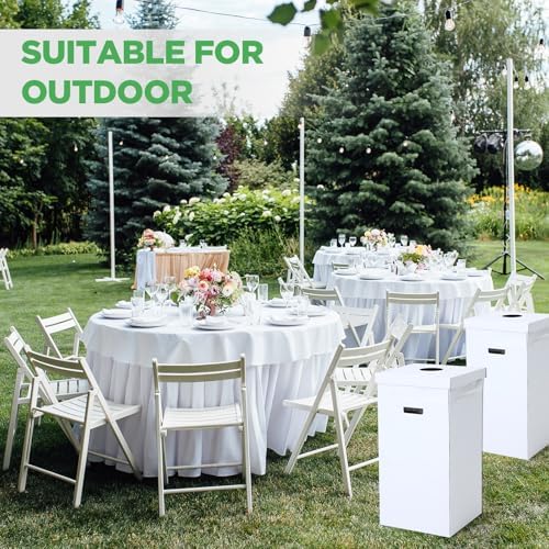 3 Pcs Cardboard Trash Cans with Lid 40 Gallon