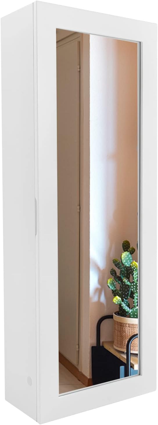 Wall Mounted Ironing Board with Dressing Mirror