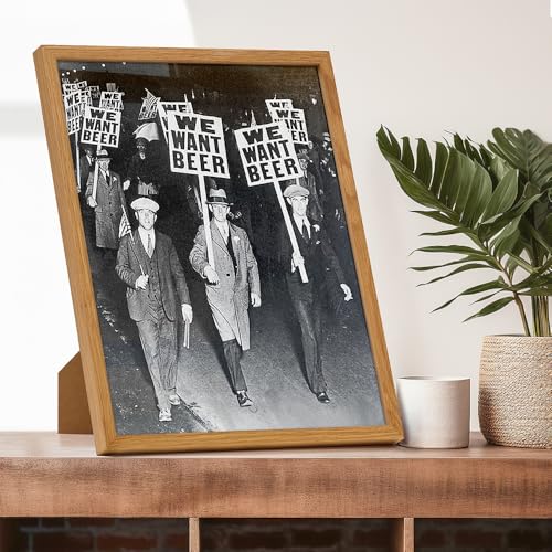 Vintage Prohibition Beer Poster 11x14 Framed Art