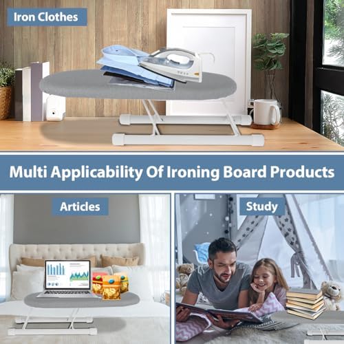 Abizarch Compact Tabletop Ironing Board with Non-Slip Feet
