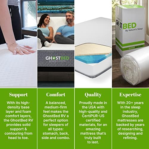 GhostBed 10 Inch RV Mattress Short King