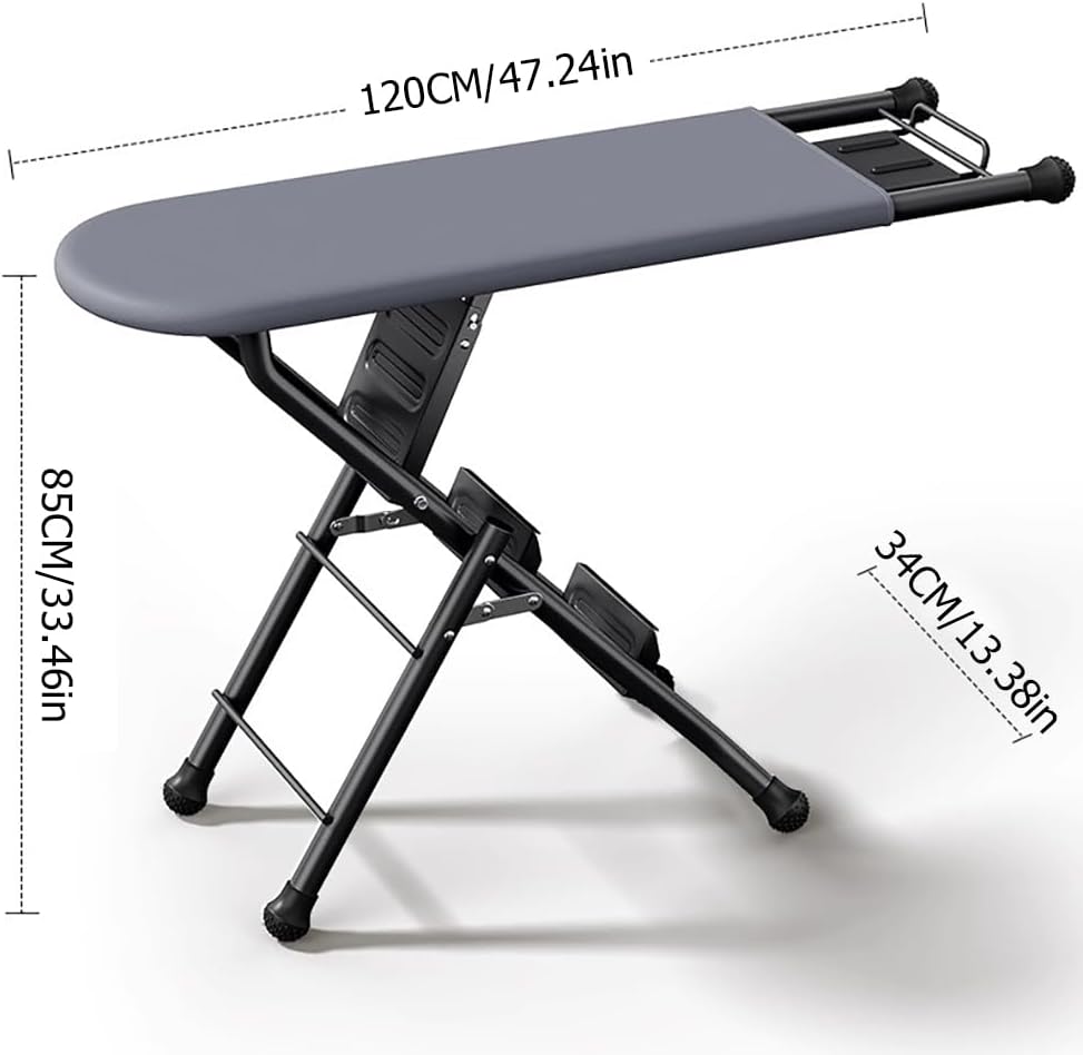 Multifunctional Ironing Board with Iron Rack
