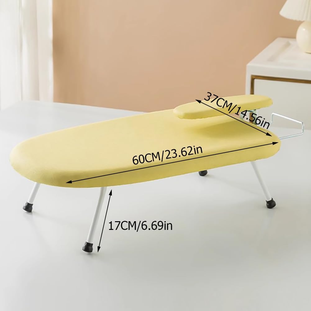 PA-DABAOO Tabletop Ironing Board with Folding Legs