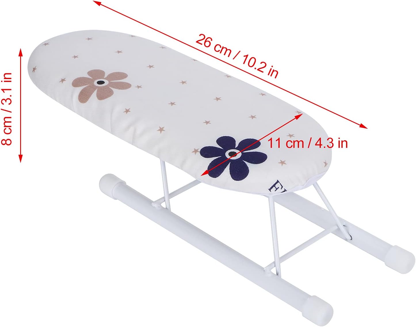 Compact Ironing Board with Mesh Metal Base