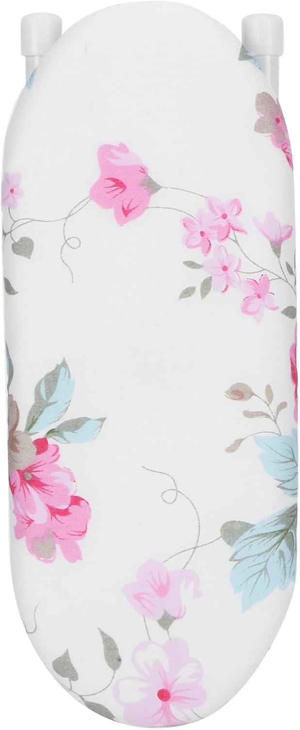 Saskate Mini Foldable Ironing Board with Flower Pattern