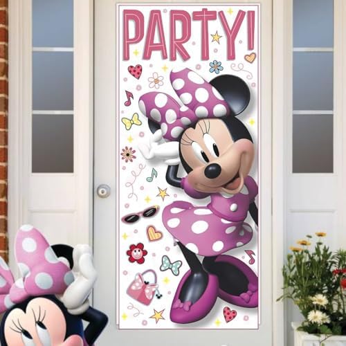 AMSCAN Disney Minnie Mouse Door Party Poster 27x60 Inches