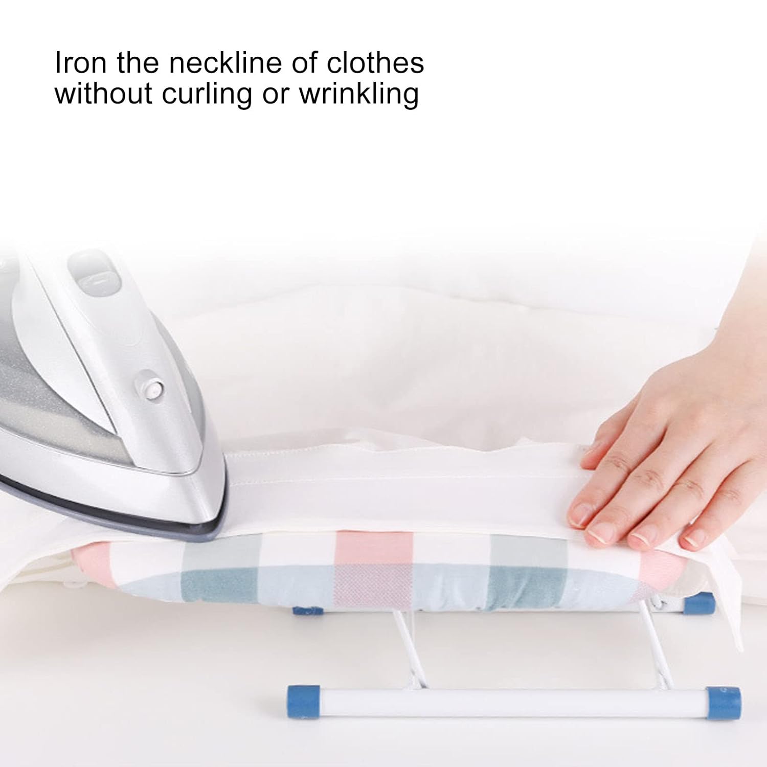 Foldable Ironing Board with Cushioned Legs and Compact Design